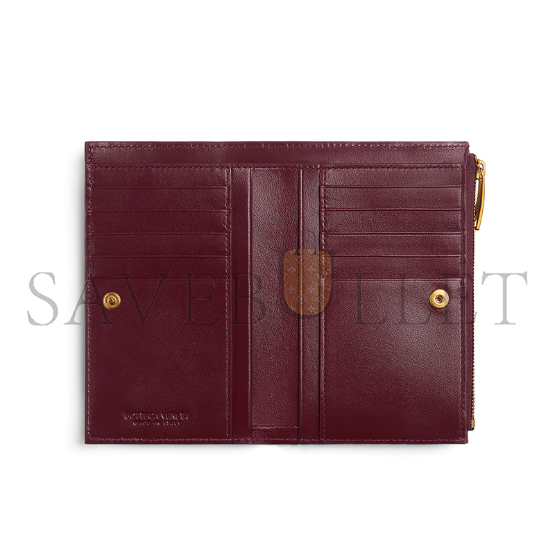 b0tt*ga Ven*ta intrecciato medium bi-fold wallet 749940vcpp22247 (14.5*9.3*2cm)